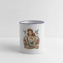 Lade das Bild in den Galerie-Viewer, 💣 Die Scharfe unter den Tassen - Weiß/Kobaltblau