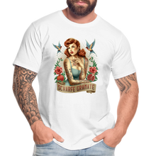 Lade das Bild in den Galerie-Viewer, Premium T-Shirt Pin-Up - Weiß