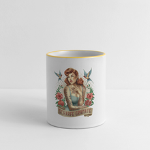 Lade das Bild in den Galerie-Viewer, 💣 Die Scharfe unter den Tassen - Weiß/Gelb