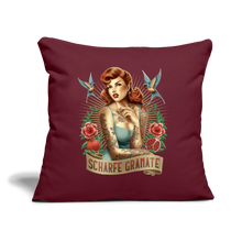 Lade das Bild in den Galerie-Viewer, Scharfes Kissen - Burgunderrot