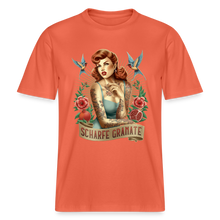 Lade das Bild in den Galerie-Viewer, T-Shirt „PinUp“ – Vintage-Vibes in starken Farben - Hellrot