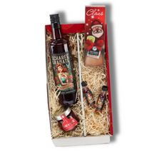 Lade das Bild in den Galerie-Viewer, Geschenkset mit Likör, Pralinen, Konfitüre & Zündkerzen