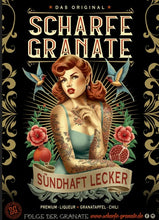 Lade das Bild in den Galerie-Viewer, Scharfe Granate – Munitionskiste SG-18 | Geschenkset mit Likör & Extras