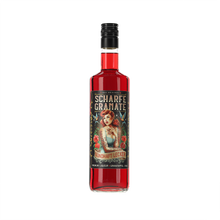 Lade das Bild in den Galerie-Viewer, SCHARFE GRANATE – Granatapfel-Chili-Likör (700ml, 18% vol.) + Poster-Aktion