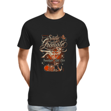 Lade das Bild in den Galerie-Viewer, Burlesque Granate Premium Organic T-Shirt - Schwarz
