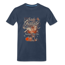 Lade das Bild in den Galerie-Viewer, Burlesque Granate Premium Organic T-Shirt - Navy