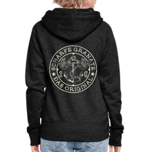 Lade das Bild in den Galerie-Viewer, Frauen Premium Kapuzenjacke - Anthrazit