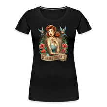 Lade das Bild in den Galerie-Viewer, Frauen Premium Bio T-Shirt - Schwarz
