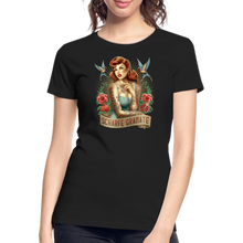 Lade das Bild in den Galerie-Viewer, Frauen Premium Bio T-Shirt - Schwarz
