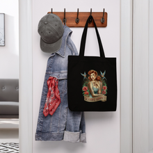Lade das Bild in den Galerie-Viewer, Scharfe Granate Stoffbeutel - Schwarz
