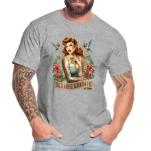 Lade das Bild in den Galerie-Viewer, Premium T-Shirt Pin-Up - Grau meliert
