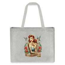 Lade das Bild in den Galerie-Viewer, Shopping Bag mit Schärfe-Faktor - Grau meliert
