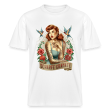 Lade das Bild in den Galerie-Viewer, T-Shirt „PinUp“ – Vintage-Vibes in starken Farben - Weiß
