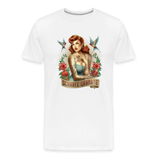 Lade das Bild in den Galerie-Viewer, Premium T-Shirt Pin-Up - Weiß
