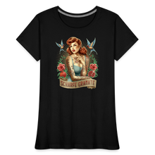 Lade das Bild in den Galerie-Viewer, Frauen Premium Bio T-Shirt - Schwarz
