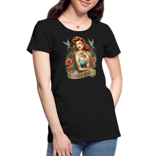 Lade das Bild in den Galerie-Viewer, Frauen Premium Bio T-Shirt - Schwarz
