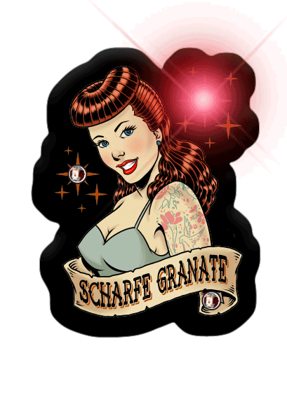 Scharfe Granate Blinki LED