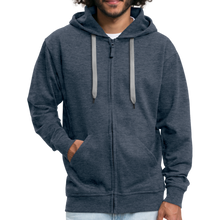 Lade das Bild in den Galerie-Viewer, Männer Zipper mit Kapuze - Jeansblau
