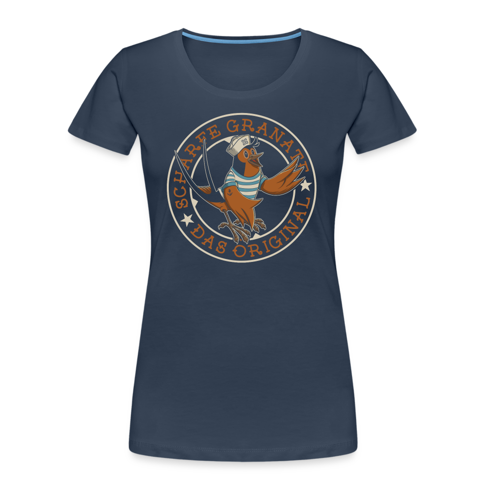 Frauen Premium Bio T-Shirt - Navy