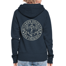 Lade das Bild in den Galerie-Viewer, Frauen Premium Kapuzenjacke - Navy

